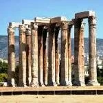 колонны храма древней греции